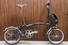 BROMPTON M6L Barbour Limited Edition Folding Bike 2017 with Original Bag