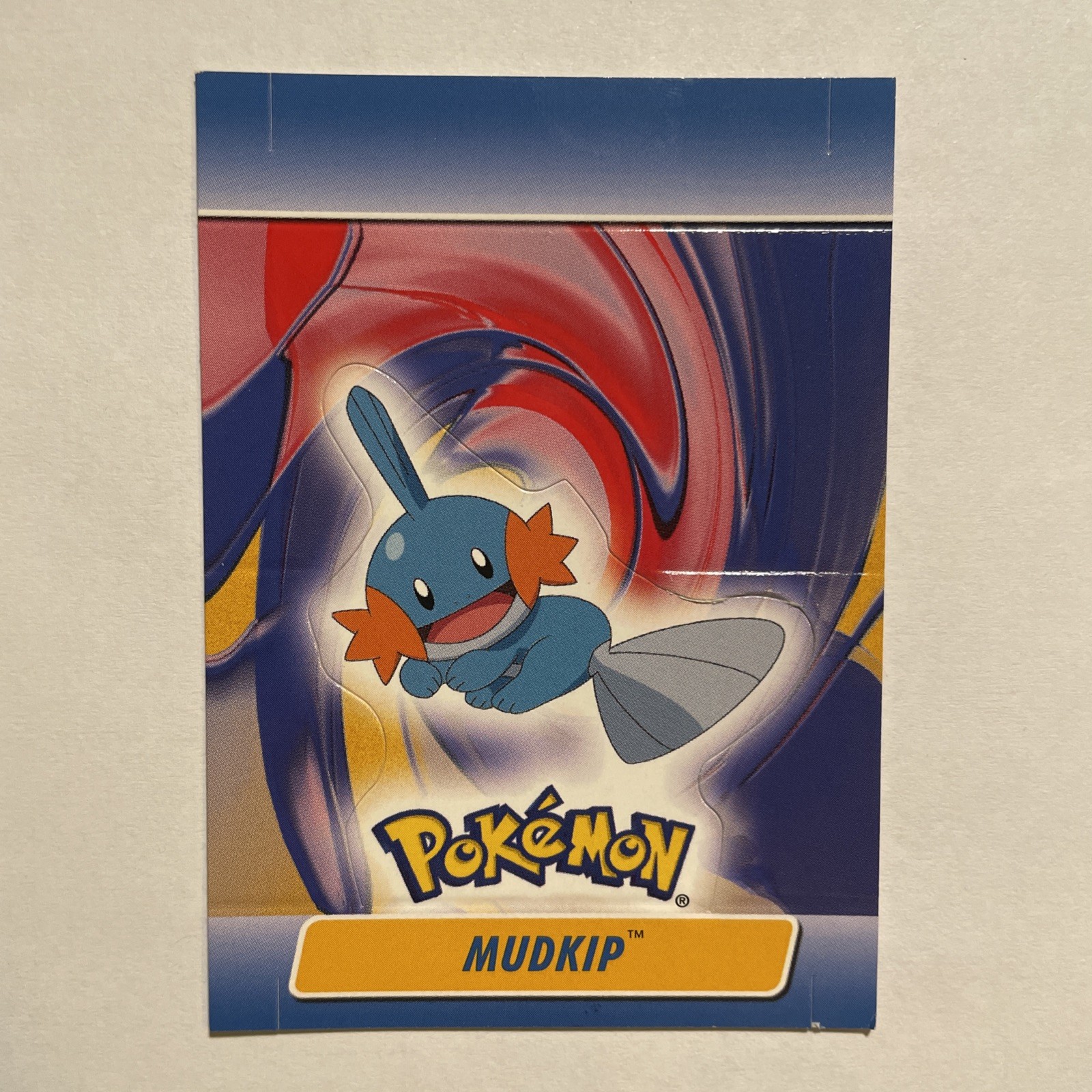 Mudkip #7 of 10 Pokémon 2004 Topps Advanced Challenge Pop Up Card
