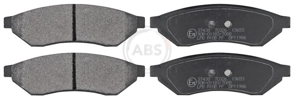 Rear A.B.S. 37438 Brake Pad Set, disc brake for CHEVROLET,DAEWOO,DODGE