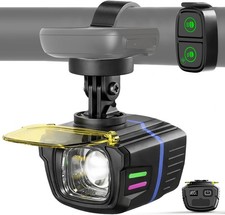 1100LM Wireless Bicycle Front Headlight with ...
