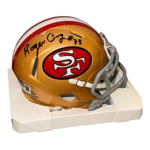 ROGER CRAIG SIGNED SAN FRANCISCO 49ERS THROWBACK MINI HELMET BECKETT BAS COA