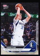Cooper Flagg Maverick Rookie NBA Debut 2025-26 Topps Now Platinum Member Foil P6