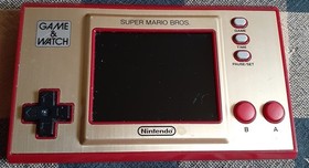 Nintendo Game & Watch / Super Mario Brothers / Box Charger and Paperwork Only
