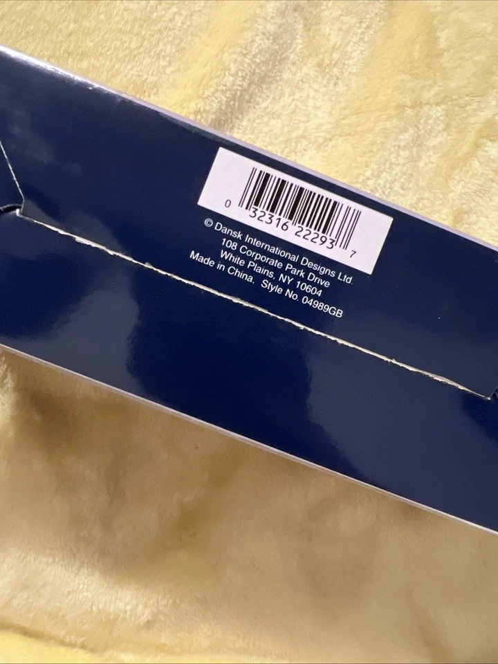 NUEVO Juego de 3 mini jarrones de vidrio transparente Dansk Fiori estilos mixtos caja original de 3" Foto 4 de 4