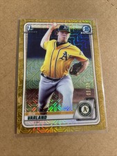 2020 Bowman - Chrome Prospects Gus Varland #BCP-38 Gold Mojo Refractor /50 (RC)