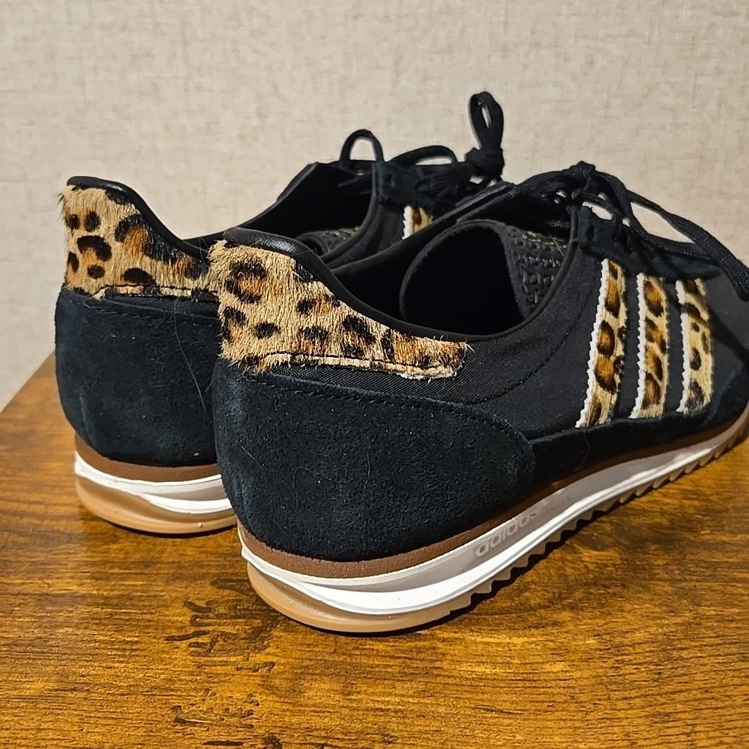 Size 7.5 -Adidas Originals SL 72 OG JR1640 Preloved Brown Core Black Gum Women's thumbnail 7