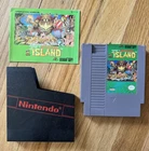 Adventure Island (NES, 1988) Cartridge, Manual, & Sleeve. Tested