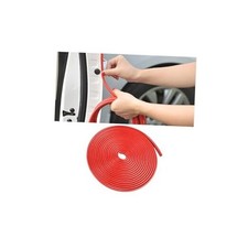 Car Door Edge Guards, U Shape Rubber Seal Car Edge Trim Protection, 16Ft Red