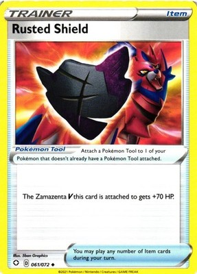 Rusted Shield Normal 061/072 Shining Fates NM