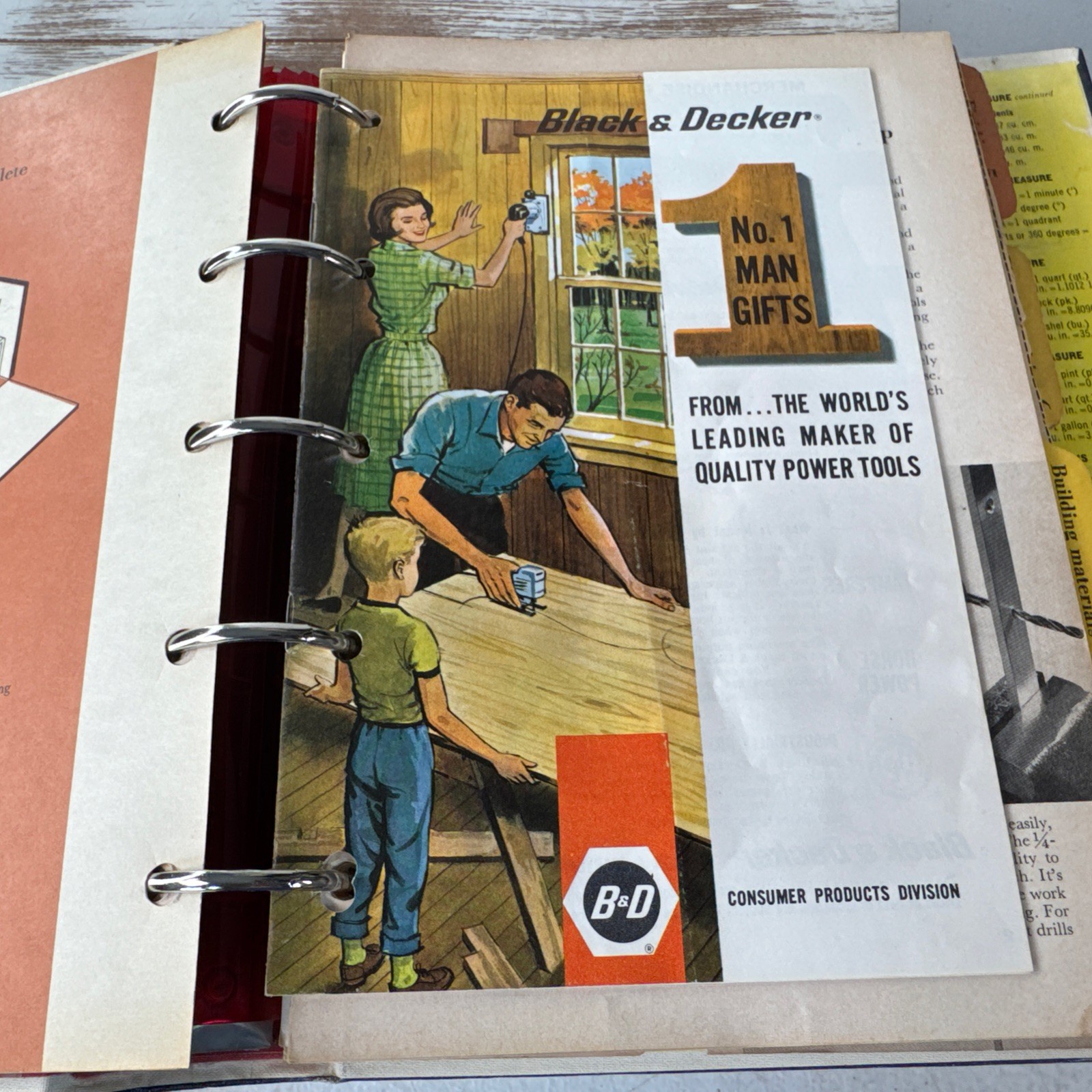 Better Homes & Gardens Handyman's Book 1957 Vintage Hardcover Binder Mid Century