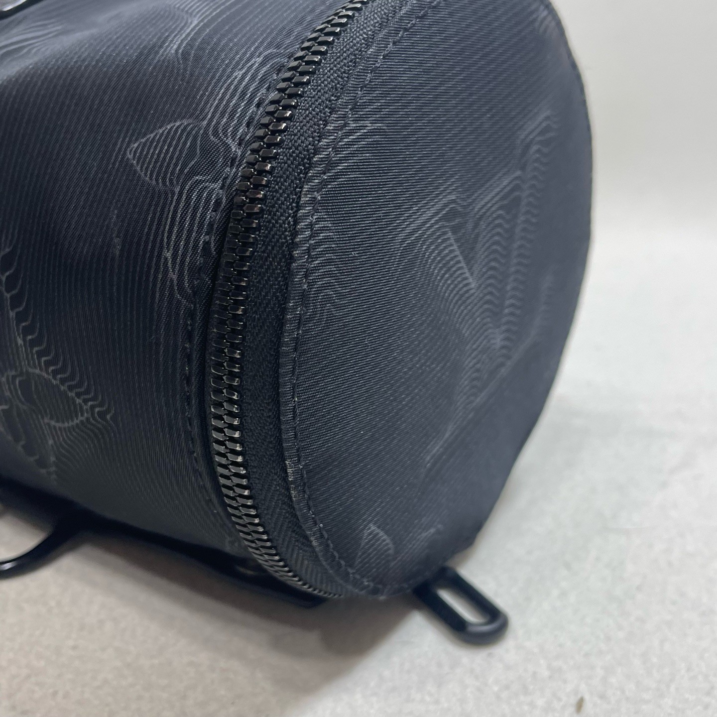 Louis Vuitton 2054 Expandable Black Canvas Bucket Crossbody Bag image 6
