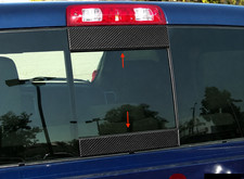 For Dodge Ram Matte Black Carbon Trim 2002-2008 Ram Rear Slider Window 2pc For Dodge Ram Matte Black Carbon Trim 2002-2008 Ram Rear Slider Window 2pc