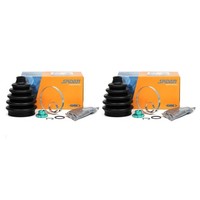 2X Spidan 21589 Achsmanschette Satz FüR Audi Seat Skoda Vw Radseitig 6C0498203
