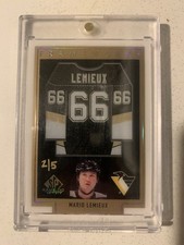 2016-17 SP Game Used Mario Lemieux #FW-ML Frameworks Gold 2/5