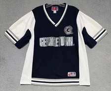 Vintage Georgetown Hoyas Team J Sports J Plus Heavy Shirt Mens XL V-neck Sewn