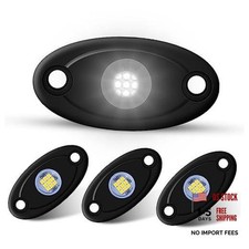 4Pods LED Rock Lights LED Neon Underglow Light for Car Truck ATV UTV SUV White