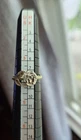 Vintage 925 Sterling Silver Rose Design Ring Size 4