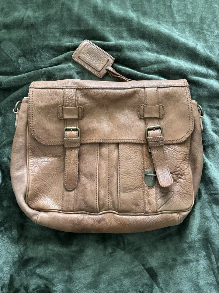 Bolsa de lona de cuero Rawlings equipaje viaje fin de semana Foto 2 de 4