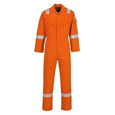 PORTWEST  FR Antistatic Coverall Flame Resistant Overalls Orange FR21 Size L