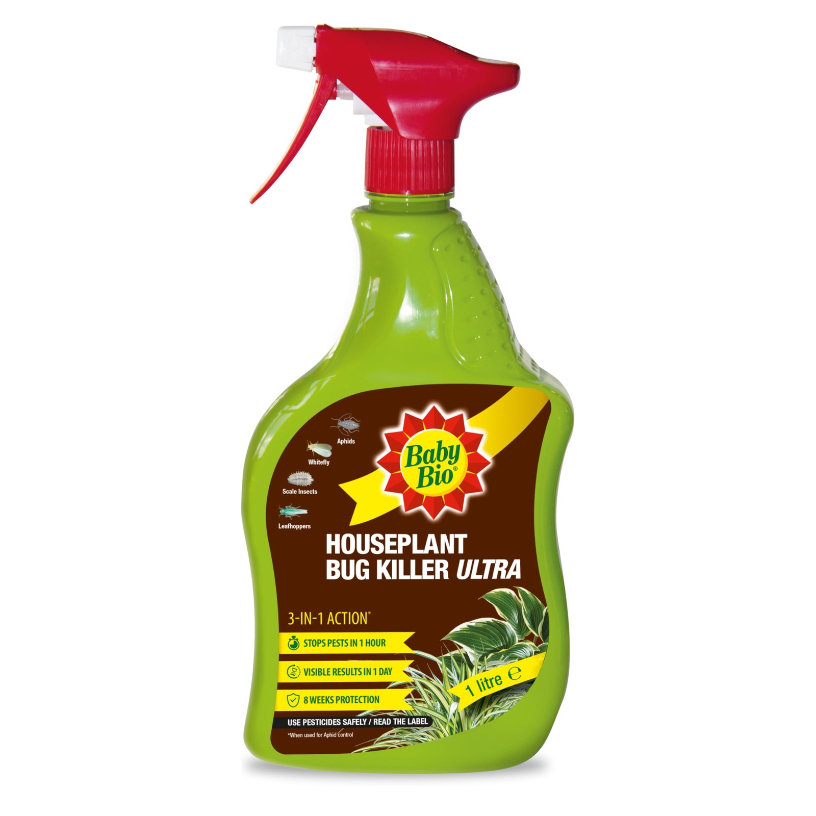 Houseplant Bug Killer Ultra Spray FastActing Insect Control, 1 Litre Size - Image 3