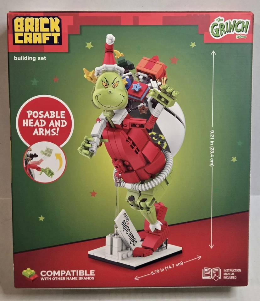 BrickCraft Dr Seuss The Grinch's Christmas Heist Building Set 320 Pieces NEW - Image 2 of 4
