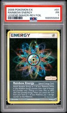 [POP 1] 2006 Pokémon EX Legend Maker Rainbow Energy Reverse Holo #81 PSA 1 on eBay