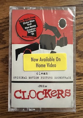 1995 Clockers Original Soundtrack Cassette Tape SEALED Hype Sticker Chaka Khan +