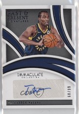 2021-22 Panini Immaculate Past and Present Signatures 68/99 TJ Warren Auto 0ud4