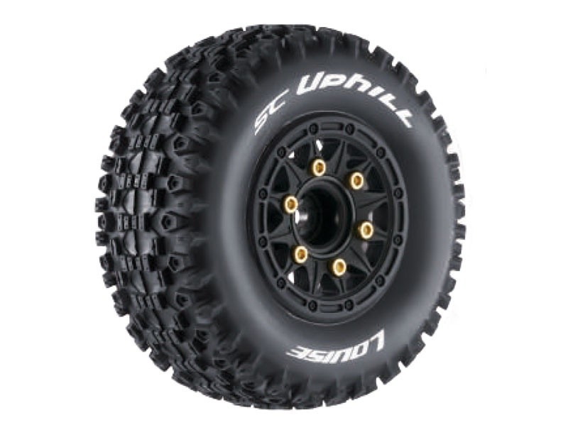 Team Louise LOUT3223SB SC-Uphill Tire Soft On Rim Black 12/14/17Mm (2)