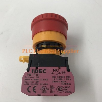 YW-E01 1X New   YW-E01 Emergency stop button with light Fast Delivery #lk