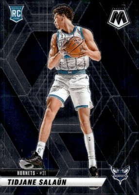 TIDJANE SALAUN RC 2024-25 Panini Mosaic Base #241 ROOKIE NBA Hornets ID ...