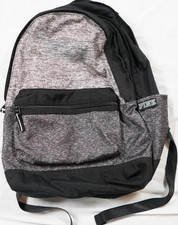 Mochila Grande Victoria's Secret Rosa Campus GRIS JASPEADO