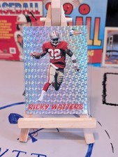 1993 Pacific Football #92 Ricky Watters Silver Prism Insert - $1 Ship