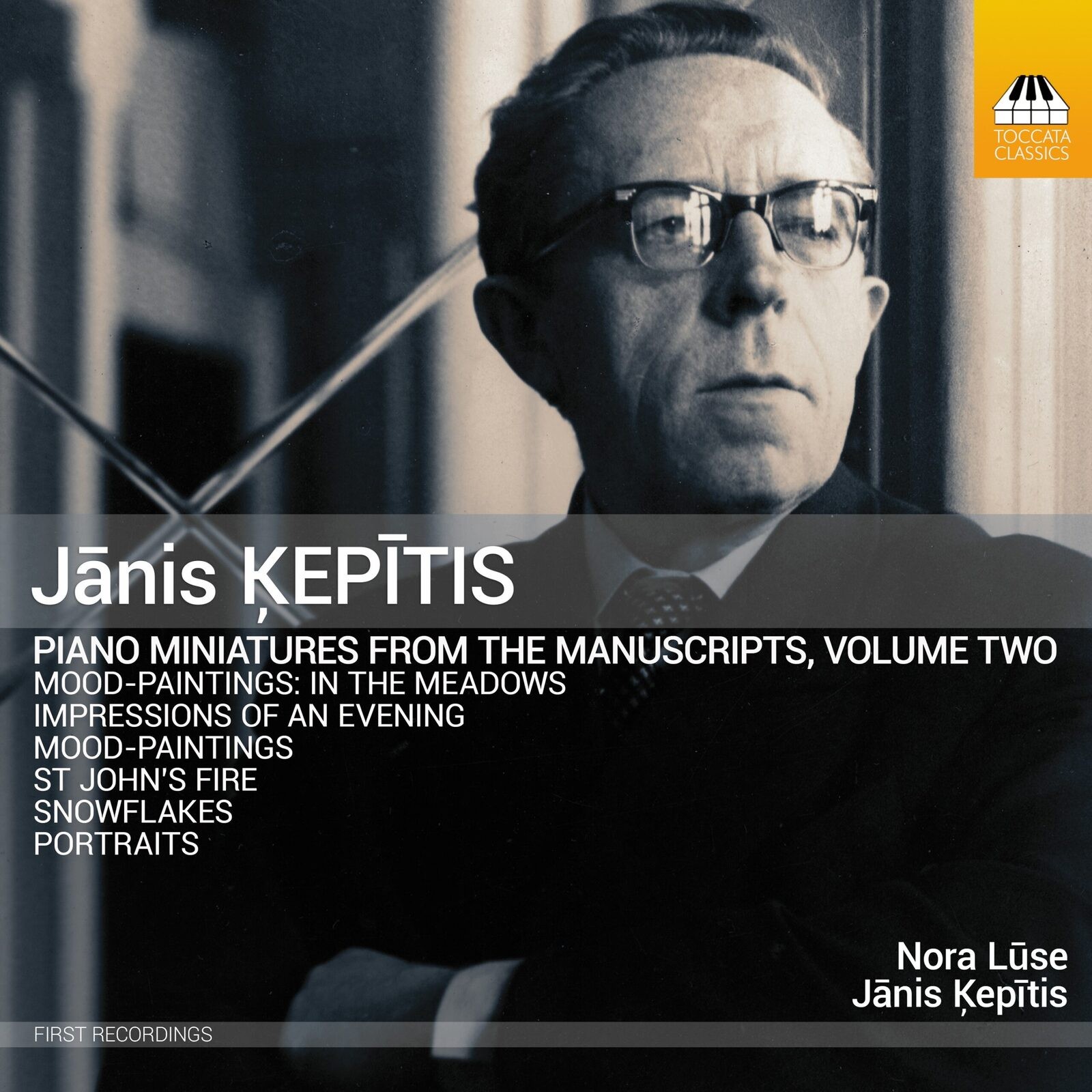 TOCC0726 Nora Luse and Janis Kepitis Kepitis: Piano Miniatures From the