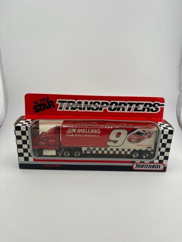 Matchbox Racing Hauler Super Star Melling Performance NASCAR Ford Diecast