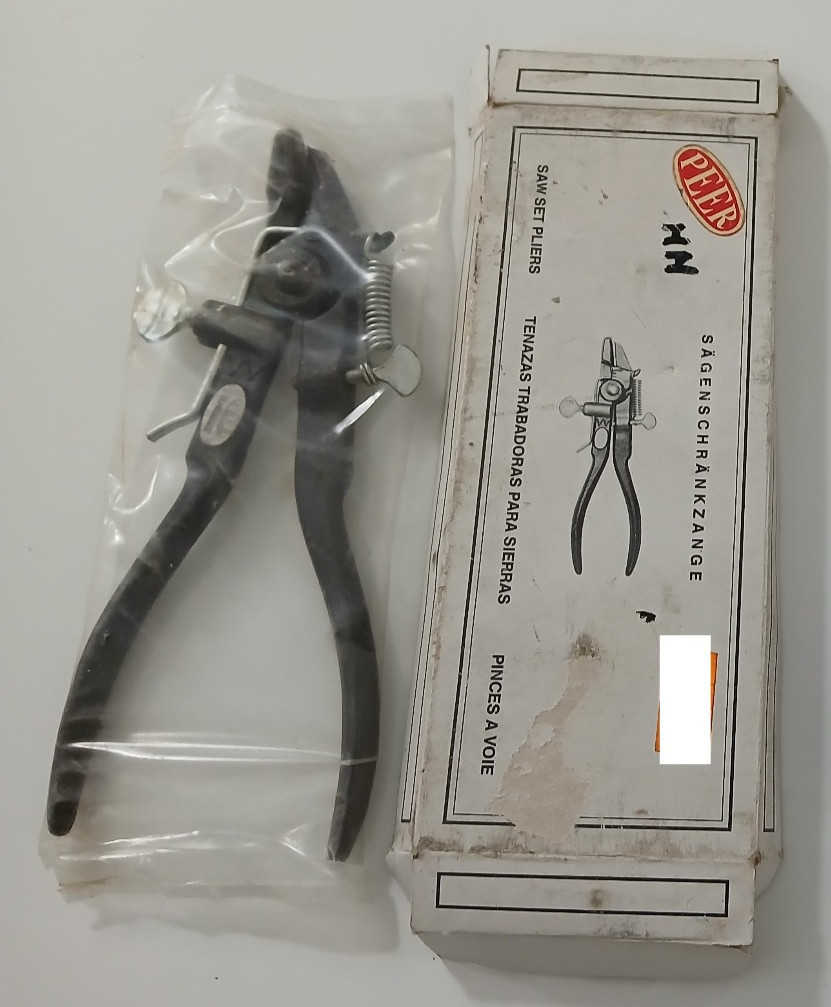 Pinza a Pressione per Regolazione Sega Peer Vintage Nuova