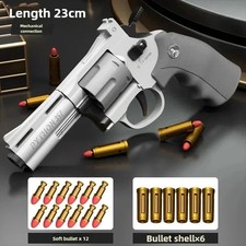 Magnum Zp-5 357 Long Alloy Revolver Soft Bullet Can Be Fired Pistol Boy Simulati