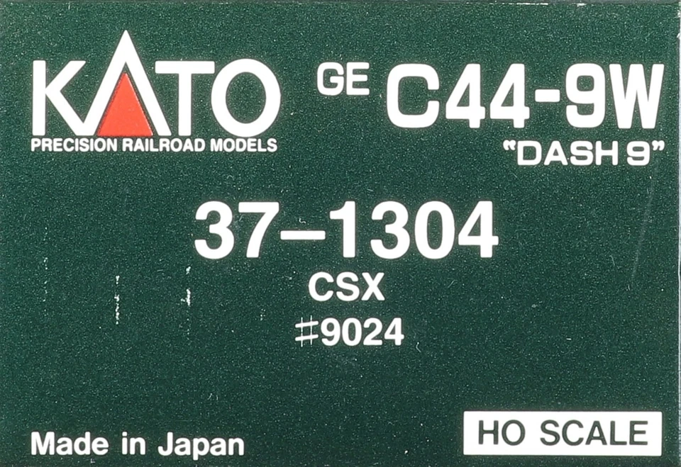 Kato 37-1304 HO Scale CSX GE C44-9W Dash-9 Diesel Locomotive #9024 NEW! - Image 3 of 4