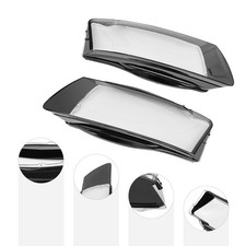 Pair Left+Right Side Headlamp Headlight Lens Covers For 2008-2012 Audi A5 S5 RS5