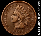 1906 Indian Head Cent - Scarce  Very Fine+  Better Date  No Reserve  #i5075