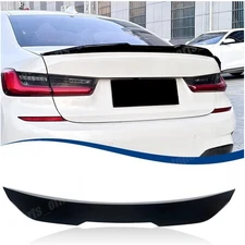 Highkick PSM Style Rear Trunk Lip Spoiler Wing For BMW G20 G80 2019-2024