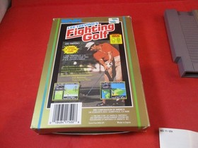 Lee Trevino's Fighting Golf (Nintendo NES) COMPLETE w/ Box manual game WORKS!