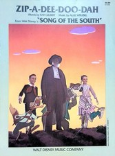 Zip A Dee Doo Dah Sheet Music Song Of The South Walt Disney Film James Baskett Zip A Dee Doo Dah Sheet Music Song Of The South Walt Disney Film James Baskett