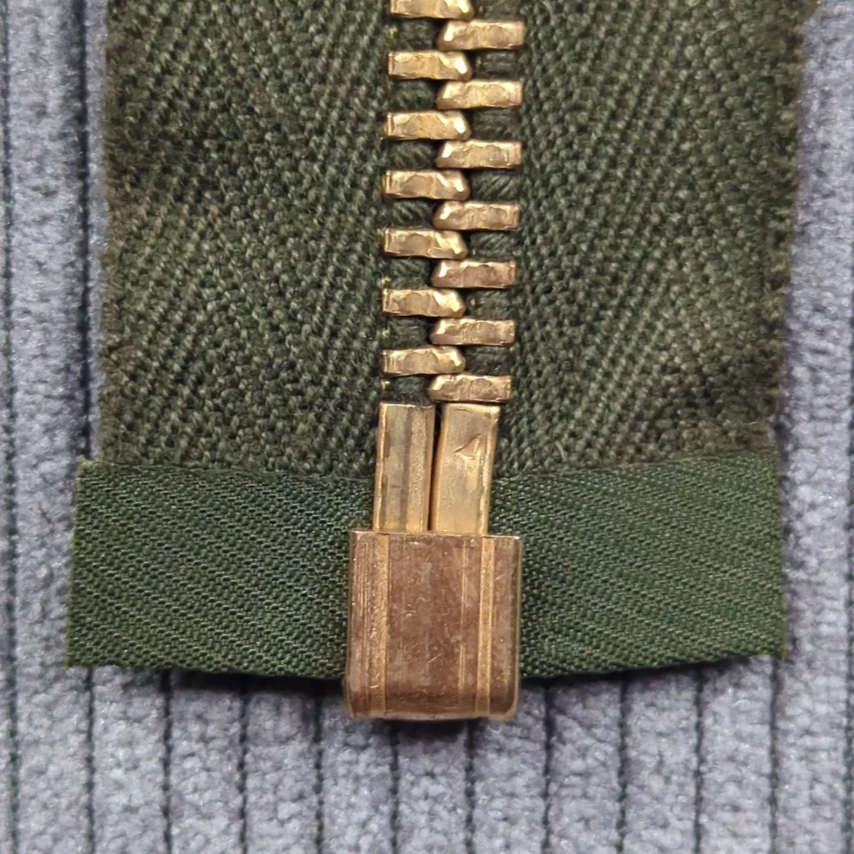 Vtg 50s Talon Separating Zipper Green 21" NOS Deadstock - Image 2 of 4