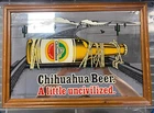 Vintage Chihuahua Beer Glass Sign Brewed In Mexico