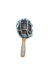 Vintage Coconut Shaker Maracas Wooden Handle Made In Brazil Sao Paulo