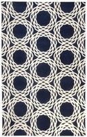 Capel Rugs Cococozy Dark Blue / Cream Princeton Area Rug on sale Capel Rugs Cococozy Dark Blue / Cream Princeton Area Rug on sale