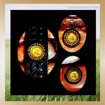 WHITESNAKE SPECIAL MEMORABILIA LEATHER BRACELET   NECKLACE PIN 