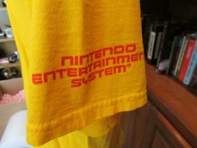 Super Mario Bros Action Series Nintendo Entertainment System NES Yellow Tshirt L