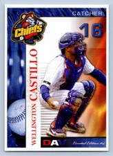 Wellington Castillo 2007 DAV Peoria Chiefs Stadium Giveaway SGA Minor League